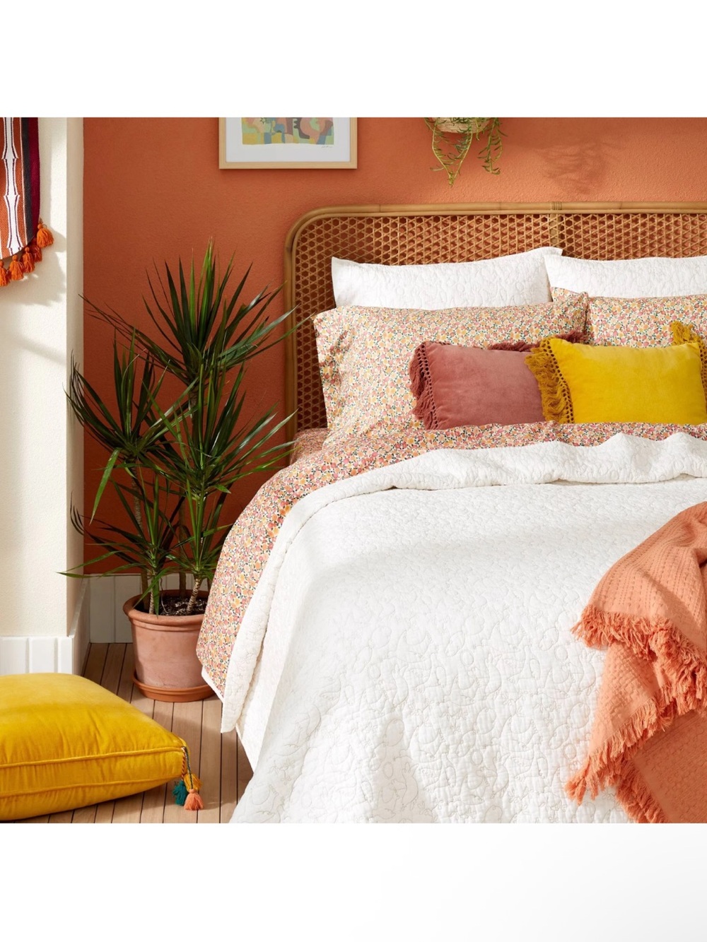 Jungalow X Opalhouse Multi Floral Cotton Percale Sheet Set •Full•